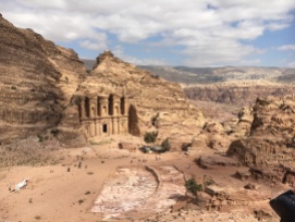 Summit view of the Monastery, Petra